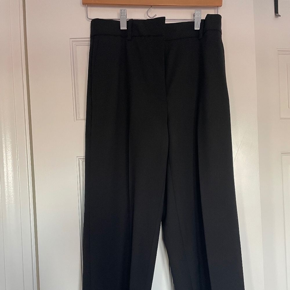Babaton cropped wool wide leg pants size 6
